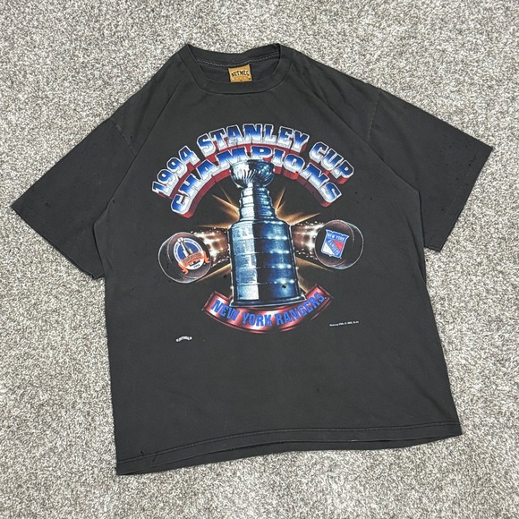 nutmeg mills Other - Vintage 1994 New York Rangers Stanley Cup Champions Nutmeg Mills T-Shirt Mens XL